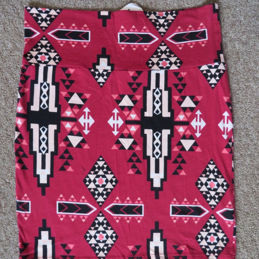 Aztec Bodycon Mini Skirt Charlotte Russe S NWT